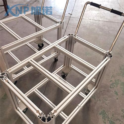 物料小推車使用鋁型材定制優(yōu)點(diǎn)有哪些？承重怎么樣？